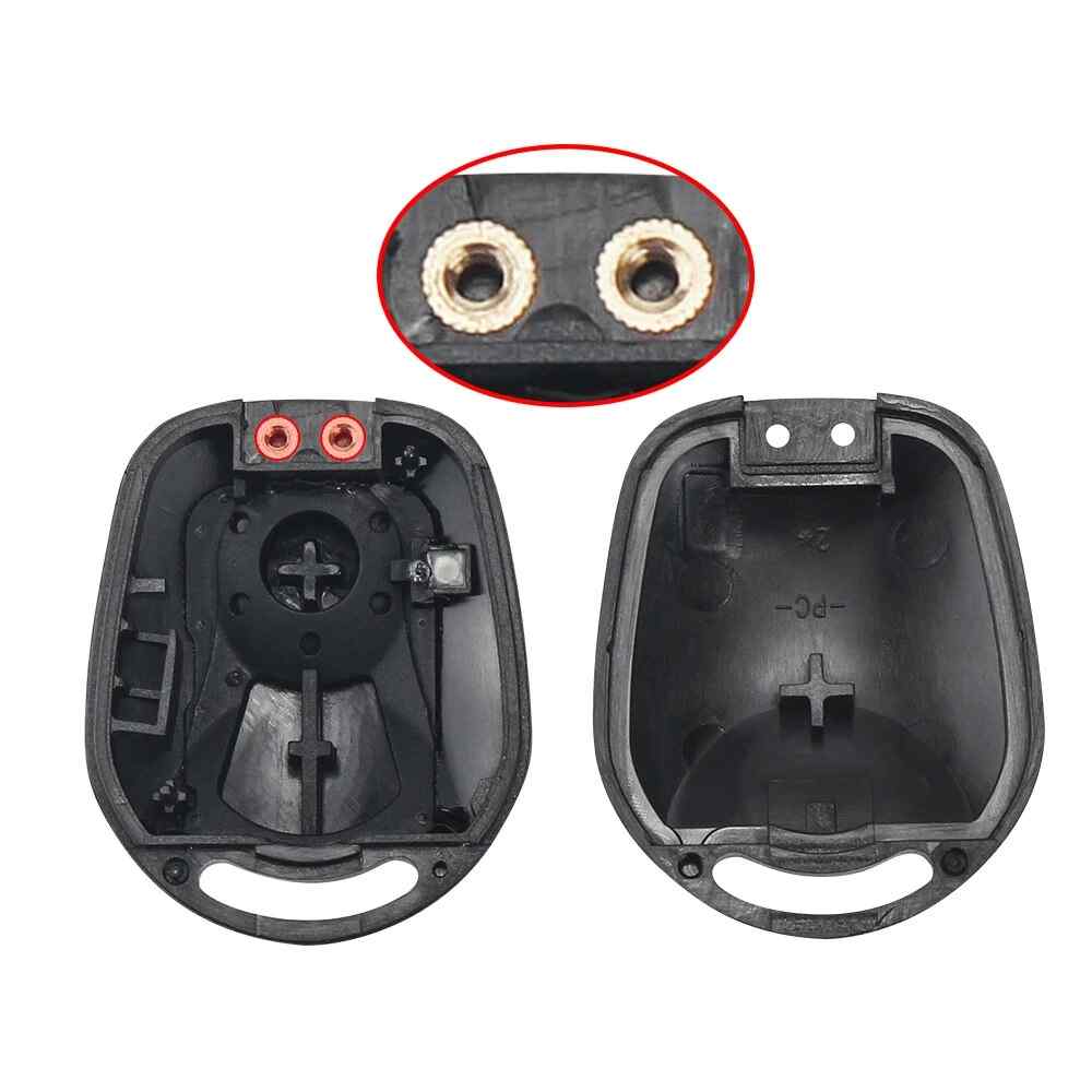 Carcasa mando llave de coche 2 botones compatible con SsangYong - imagen 6