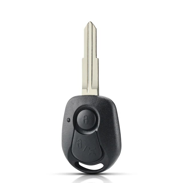 Carcasa mando llave de coche 2 botones compatible con SsangYong - imagen 1