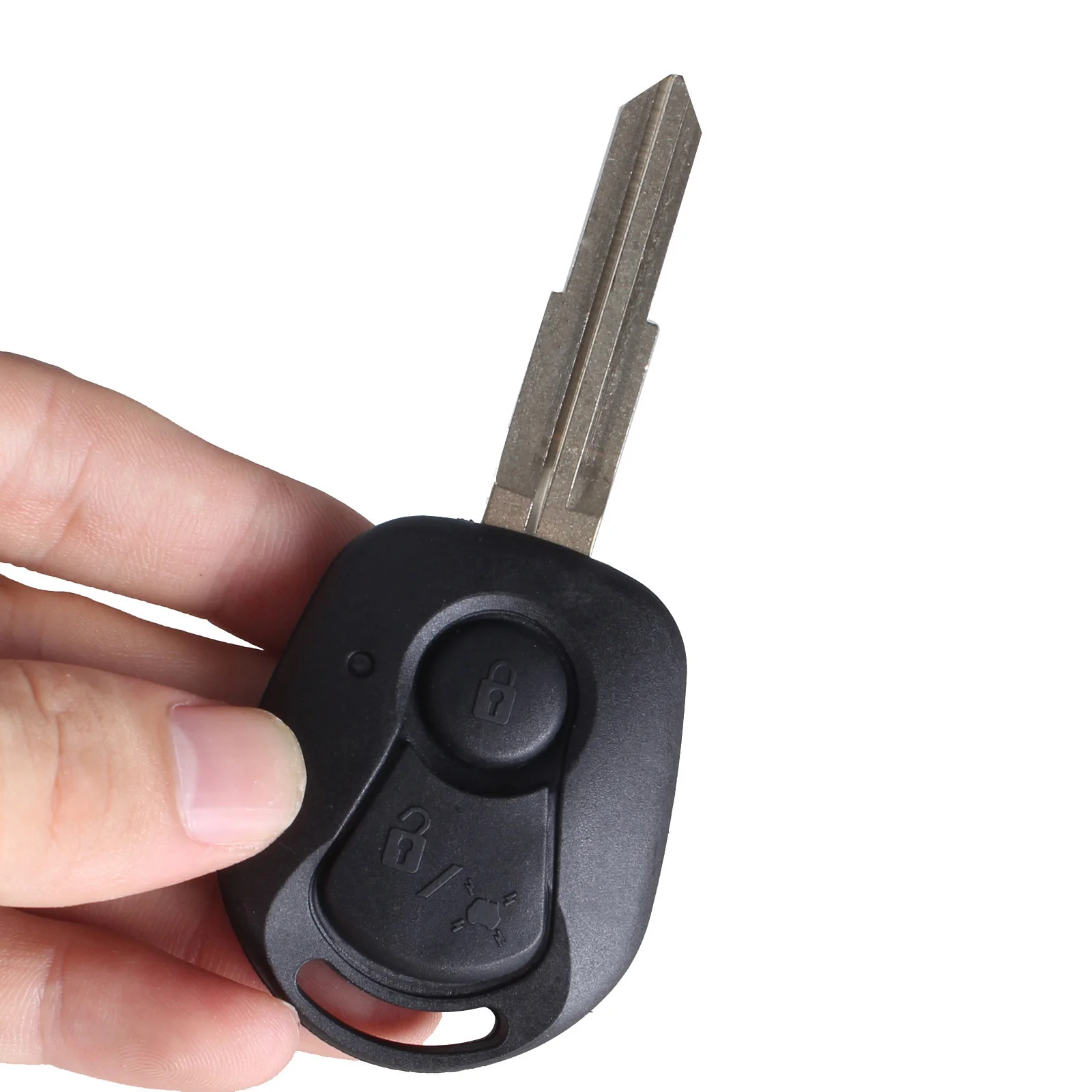 Carcasa mando llave de coche 2 botones compatible con SsangYong - imagen 5