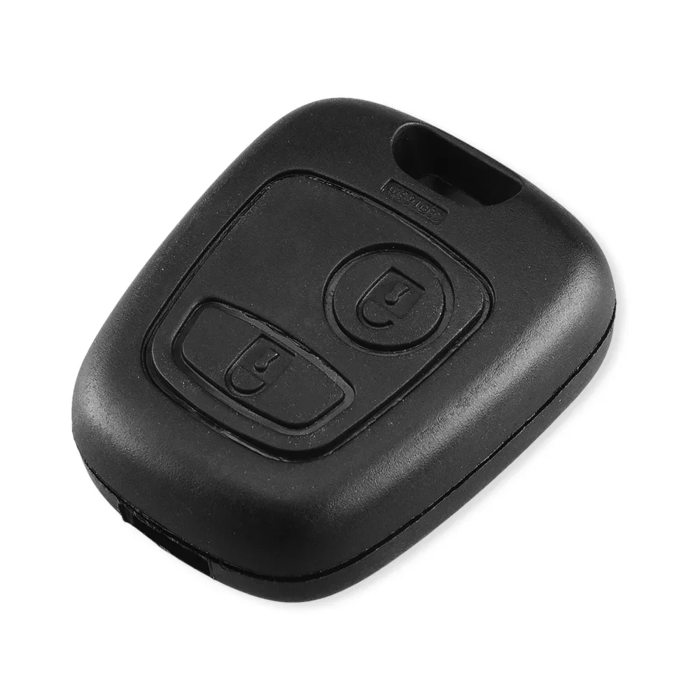 Carcasa mando llave de coche 2 botones compatible con Citroen negro - imagen 5