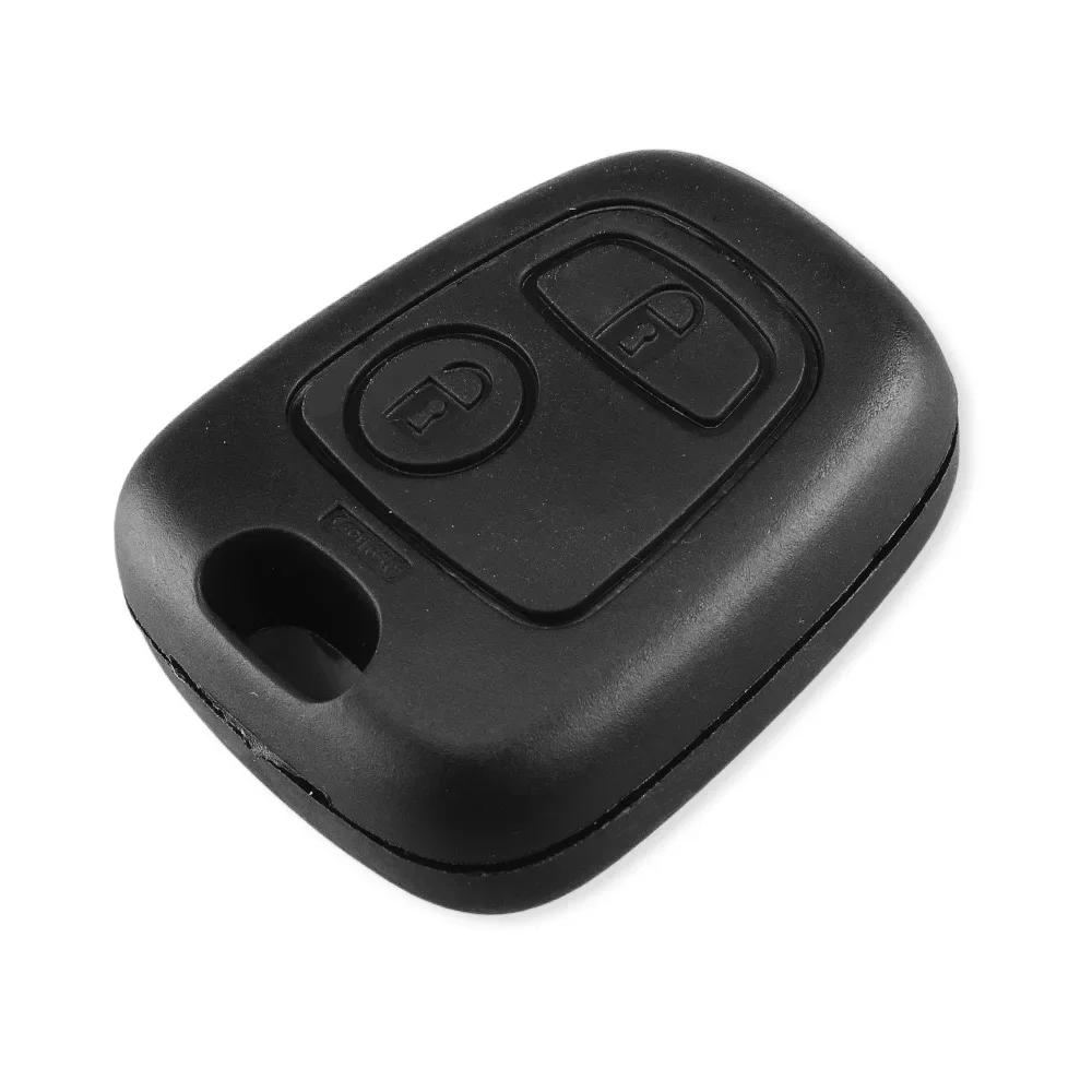 Carcasa mando llave de coche 2 botones compatible con Citroen negro - imagen 6