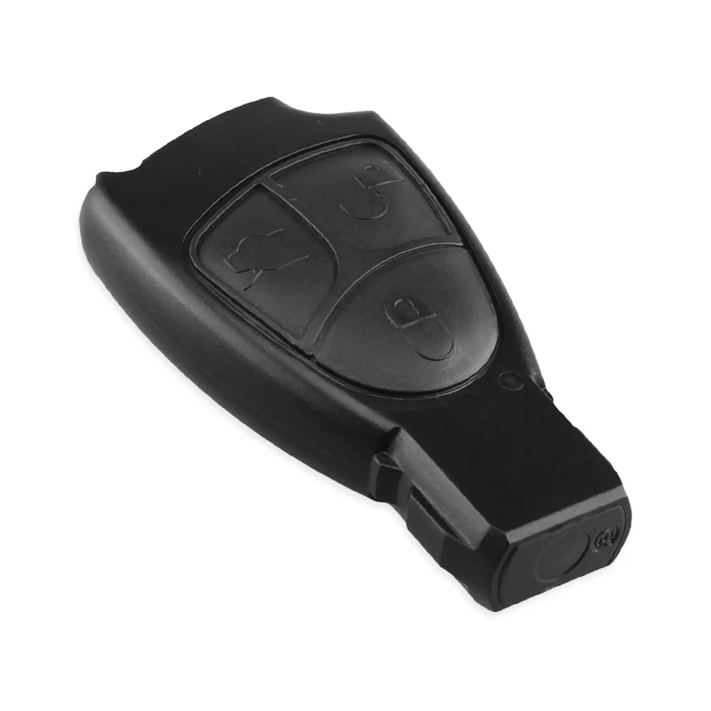 Carcasa mando llave de coche 3 botones compatible con Mercedes negro - imagen 4