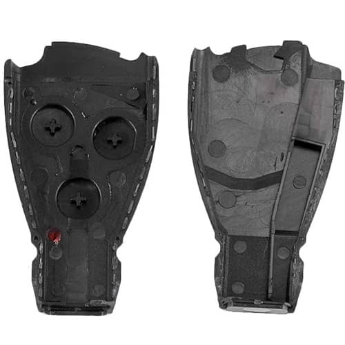 Carcasa mando llave de coche 3 botones compatible con Mercedes negro - imagen 1