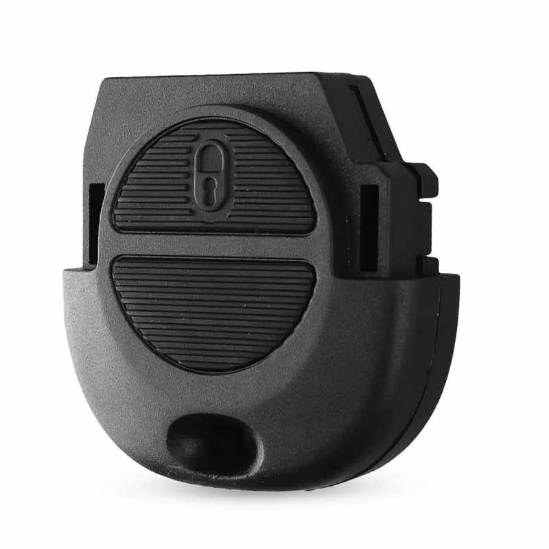 Carcasa mando llave del coche 2 botones compatible con Nissan negro - imagen 1