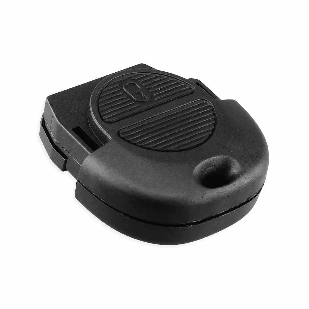 Carcasa mando llave del coche 2 botones compatible con Nissan negro - imagen 6
