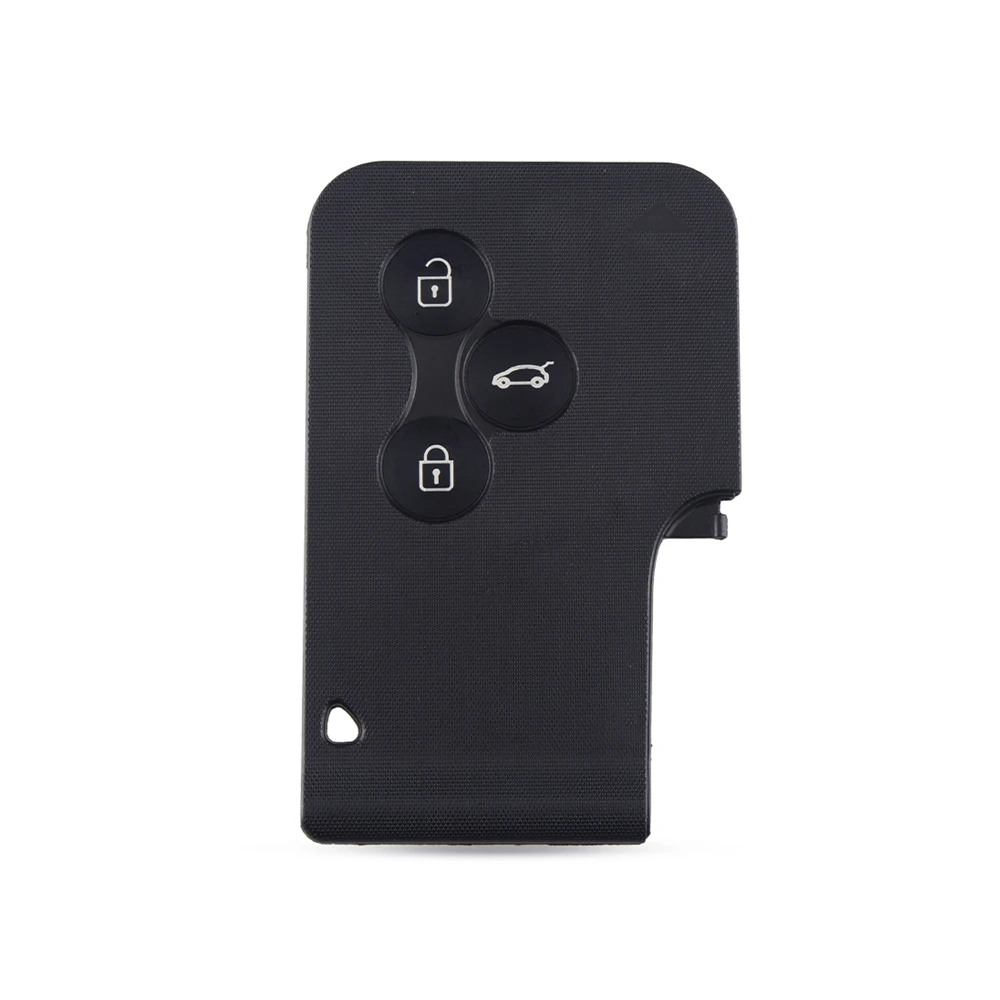 Carcasa mando llave del coche 3 botones compatible con Renault megane negro - imagen 2