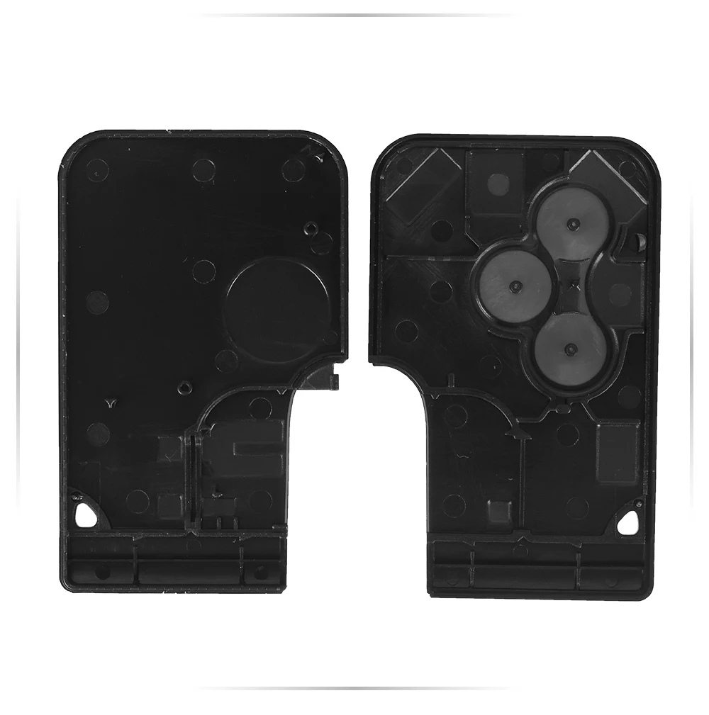 Carcasa mando llave del coche 3 botones compatible con Renault megane negro - imagen 4