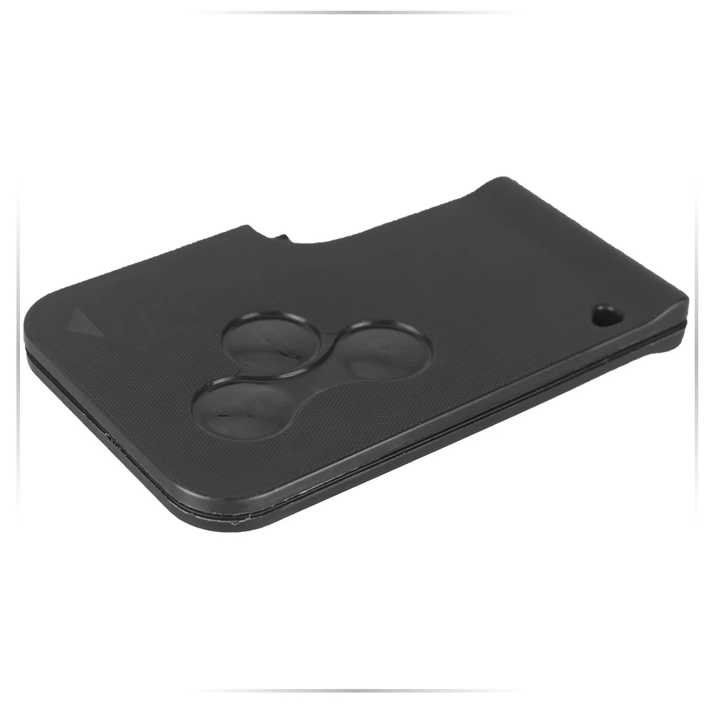 Carcasa mando llave del coche 3 botones compatible con Renault megane negro - imagen 5