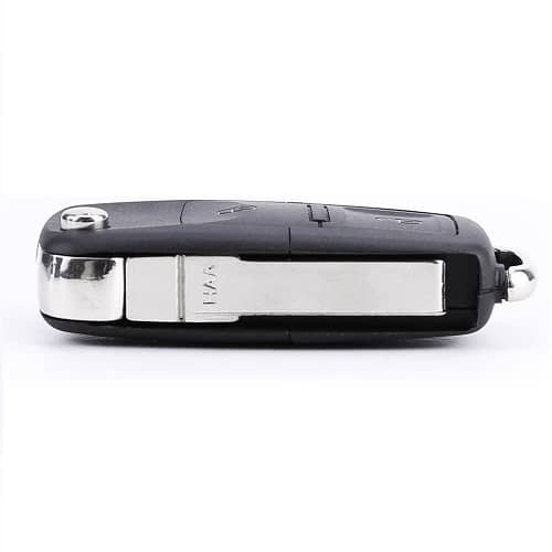 Carcasa mando llave del coche 2 botones compatible con VW negro - imagen 1