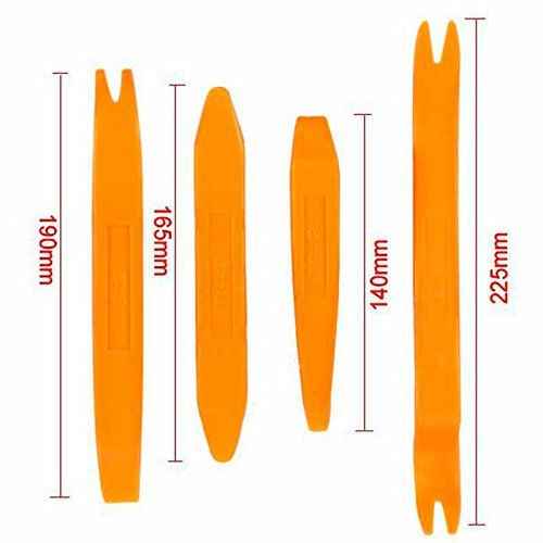 Kit herramientas desmontar salpicadero radio coche Naranja - imagen 2