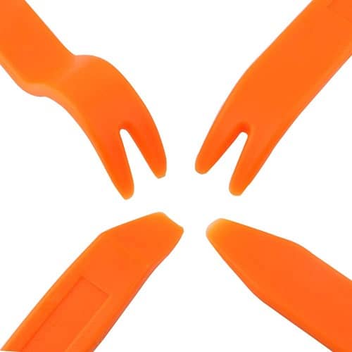 Kit herramientas desmontar salpicadero radio coche Naranja - imagen 3