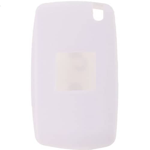 Funda silicona mando llave del coche 2 botones compatible con Peugeot blanco - imagen 1