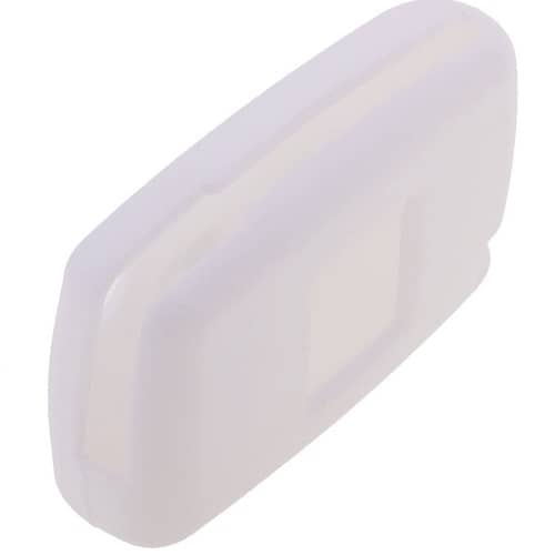 Funda silicona mando llave del coche 2 botones compatible con Peugeot blanco - imagen 2