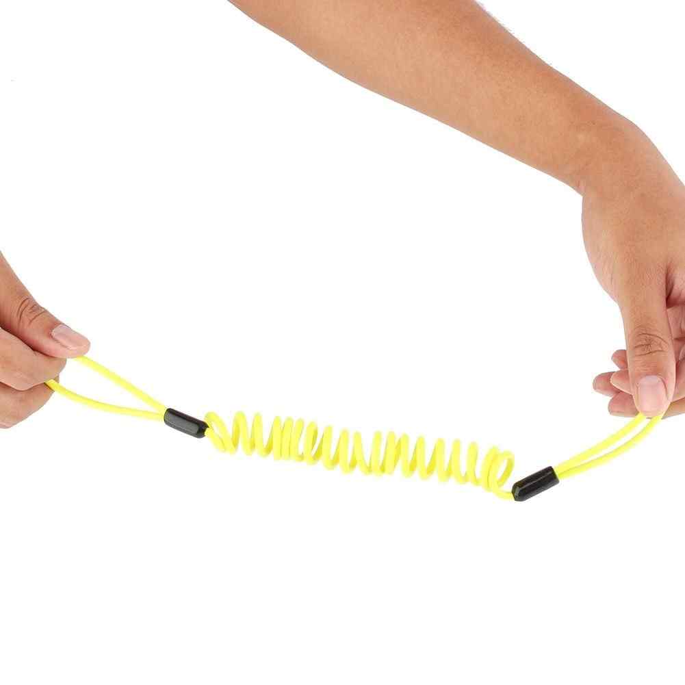 Cable candado de Moto Scooter Bicicleta 1.2 Metros amarillo - imagen 5