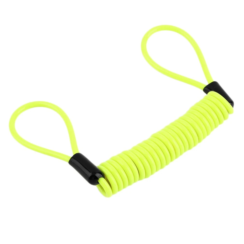 Cable candado de Moto Scooter Bicicleta 1.2 Metros amarillo - imagen 2