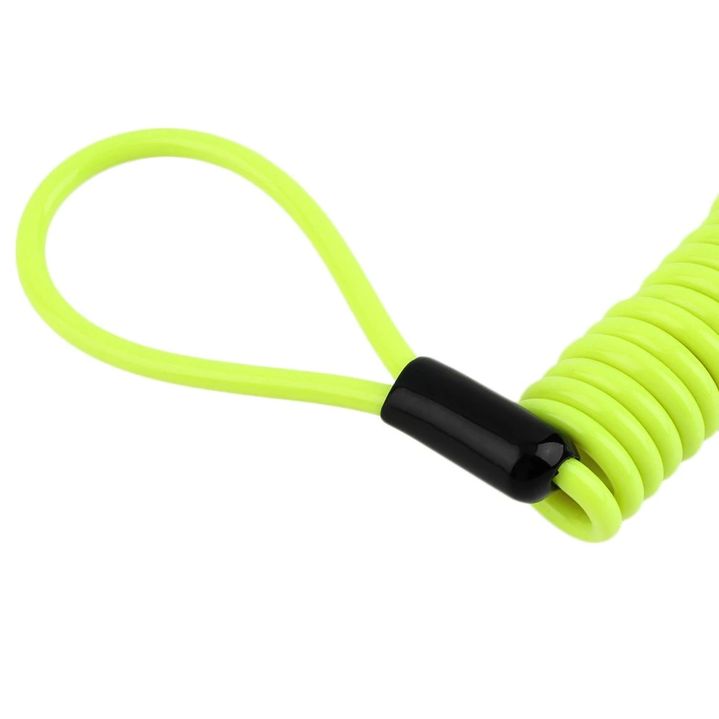 Cable candado de Moto Scooter Bicicleta 1.2 Metros amarillo - imagen 3