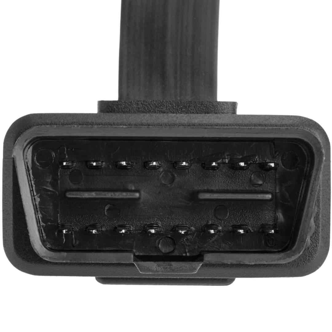 Cable OBD2 ELM327 alargador 16 pines macho a hembra acodado 60 cm negro - imagen 6