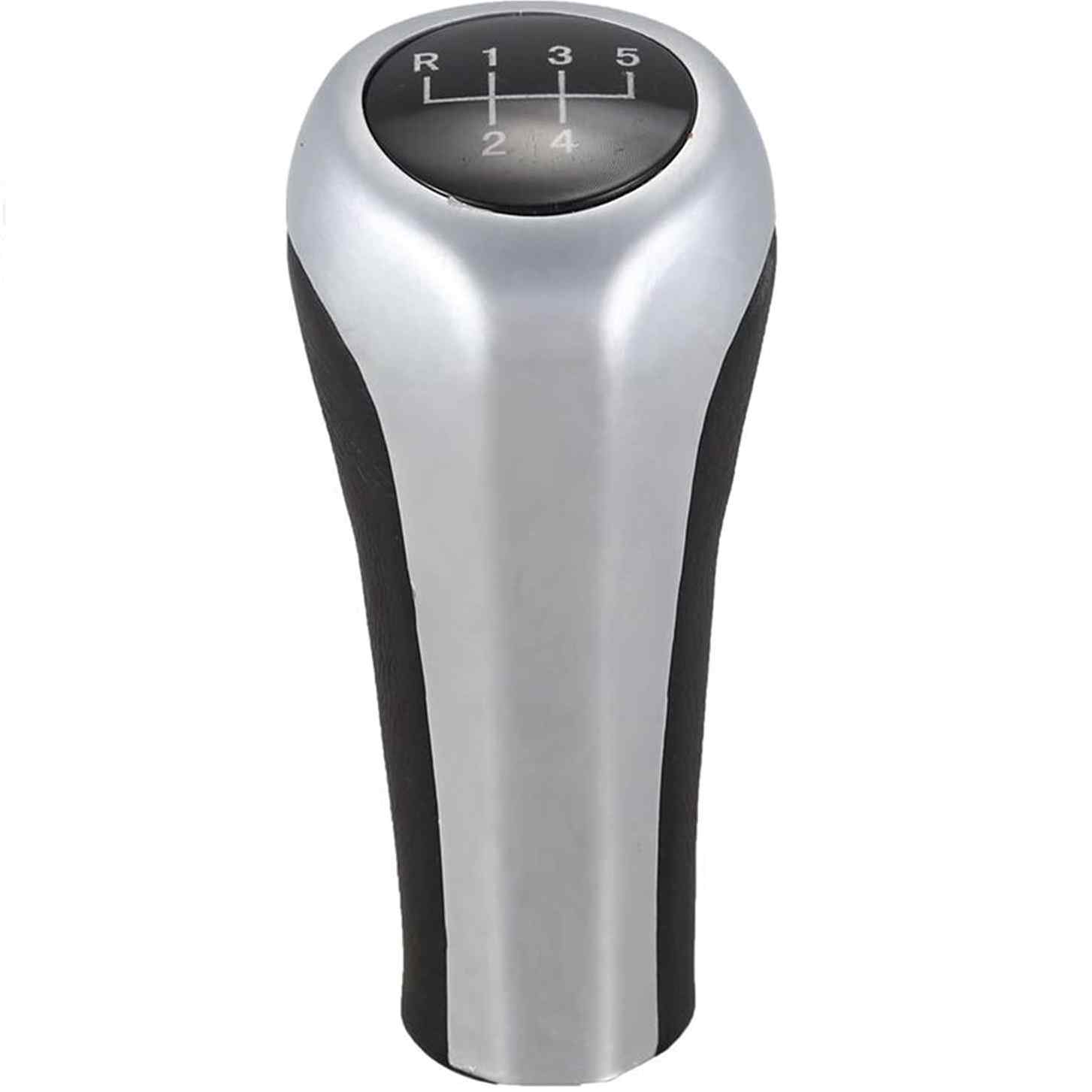 Pomo de 5 cambios marcha coche compatible con BMW plateado - imagen 6