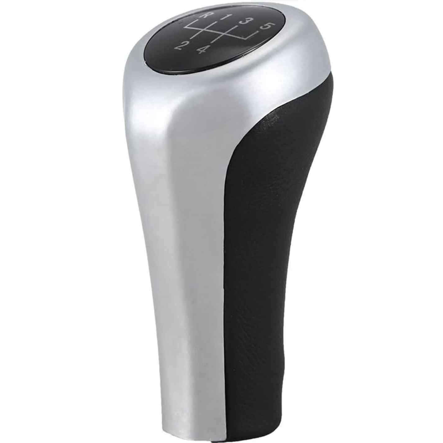 Pomo de 5 cambios marcha coche compatible con BMW plateado - imagen 7