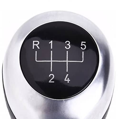 Pomo de 5 cambios marcha coche compatible con BMW plateado - imagen 4