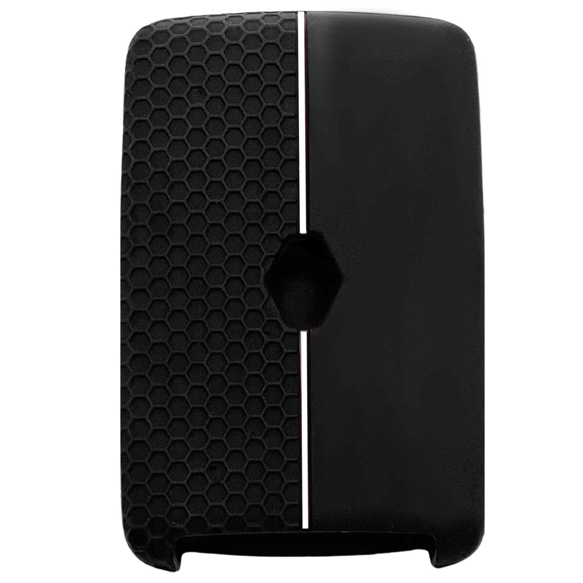Funda silicona mando llave del coche 4 botones compatible con Renault y Dacia negro - imagen 2