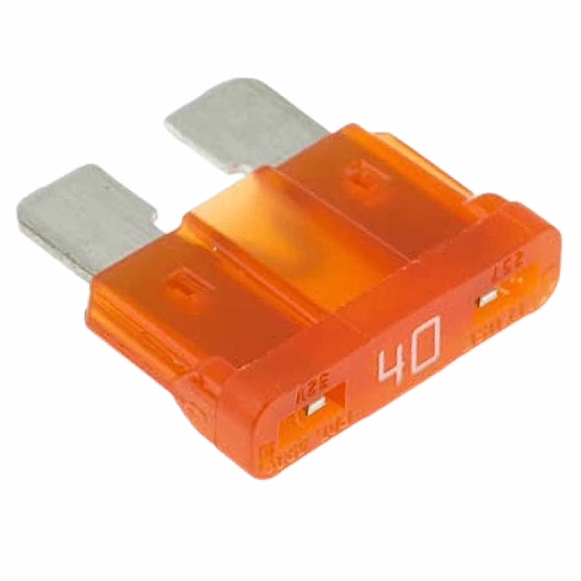 Fusible para vehiculo 40A 32V DC grande maxi naranja - imagen 1