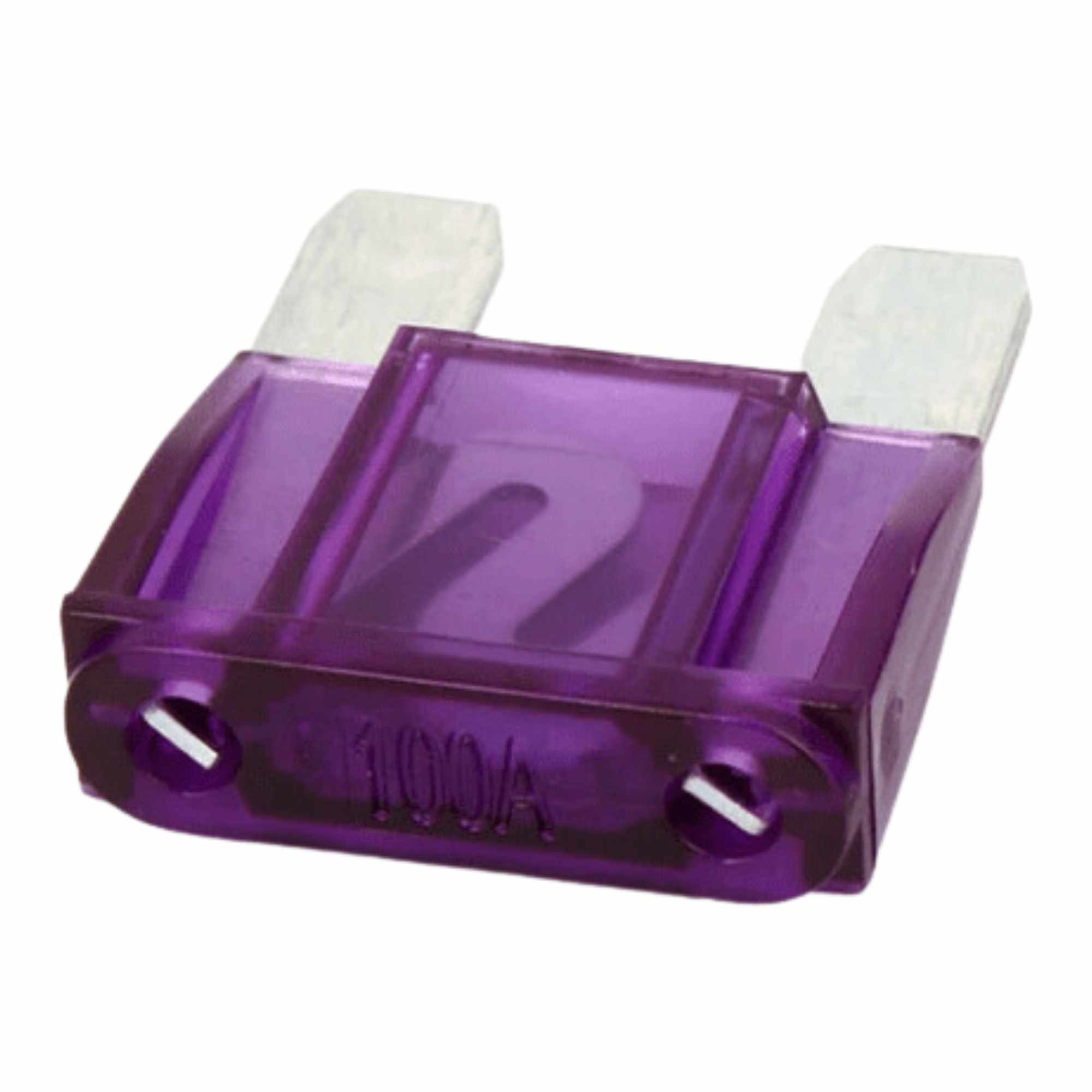 Fusible para vehiculo 100A 32V DC grande maxi violeta - imagen 1