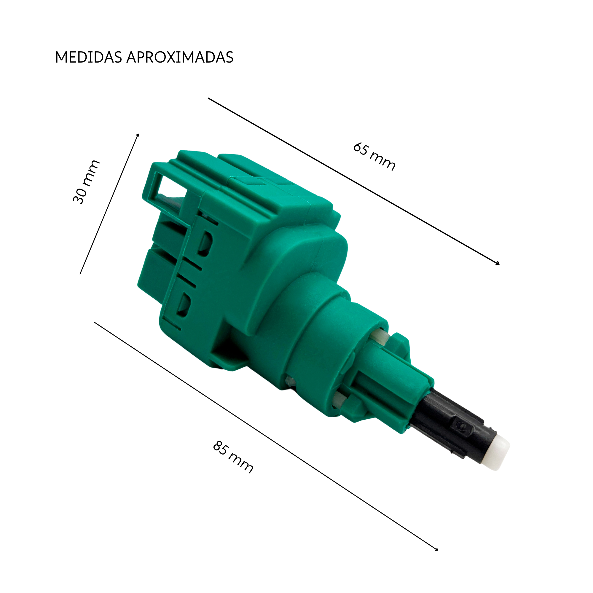 Interruptor de luz de freno y pedal embrague 4 pin compatible con  VW , Seat, Skoda y Audi - imagen 4