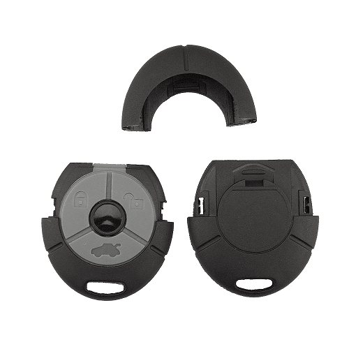 Carcasa mando llave del coche 3 botones compatible con Rover MG TF ZR Zs 25 45 negro - imagen 3