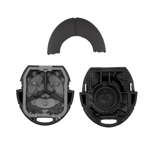 Carcasa mando llave del coche 3 botones compatible con Rover MG TF ZR Zs 25 45 negro - imagen 4