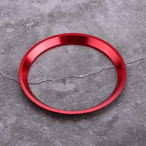 Anillo decorativo volante compatible con Mercedes rojo - imagen 1