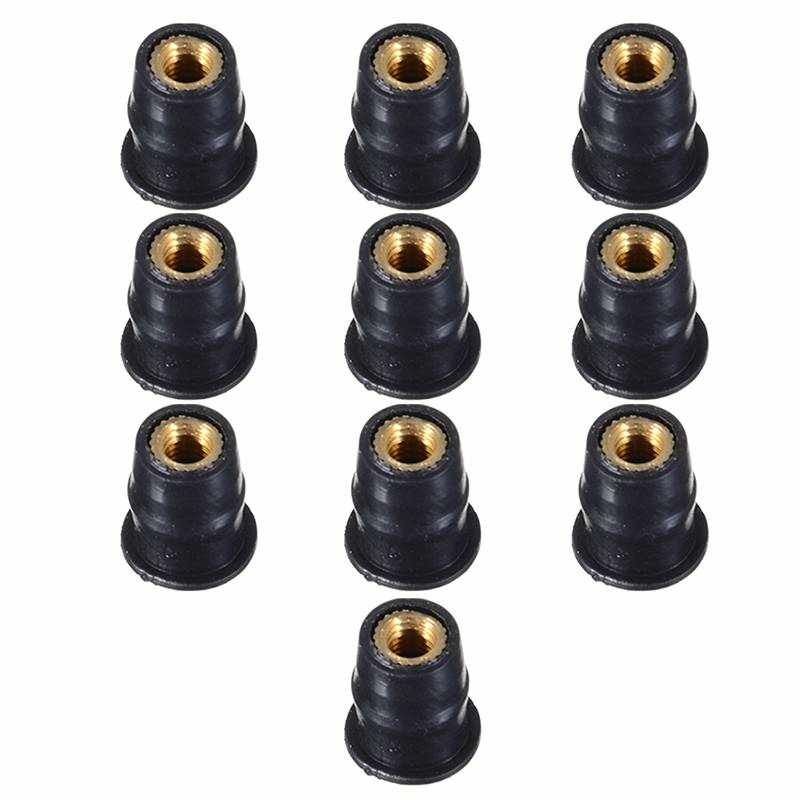 Tornillos pernos de Parabrisas Moto (10 uds) negro - imagen 5