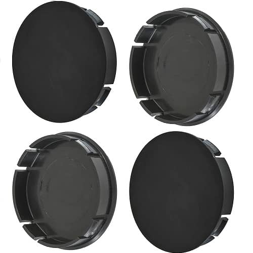 Embellecedor para llantas tapacubo Universal 56 mm (4 uds) negro - imagen 1