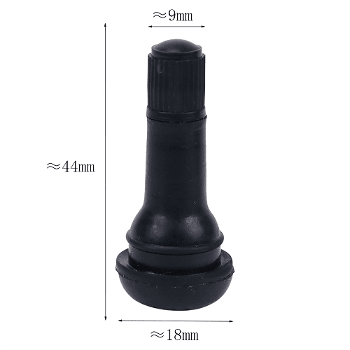 Valvula de goma TR 413 para neumatico sin camara negro 43 mm - imagen 3