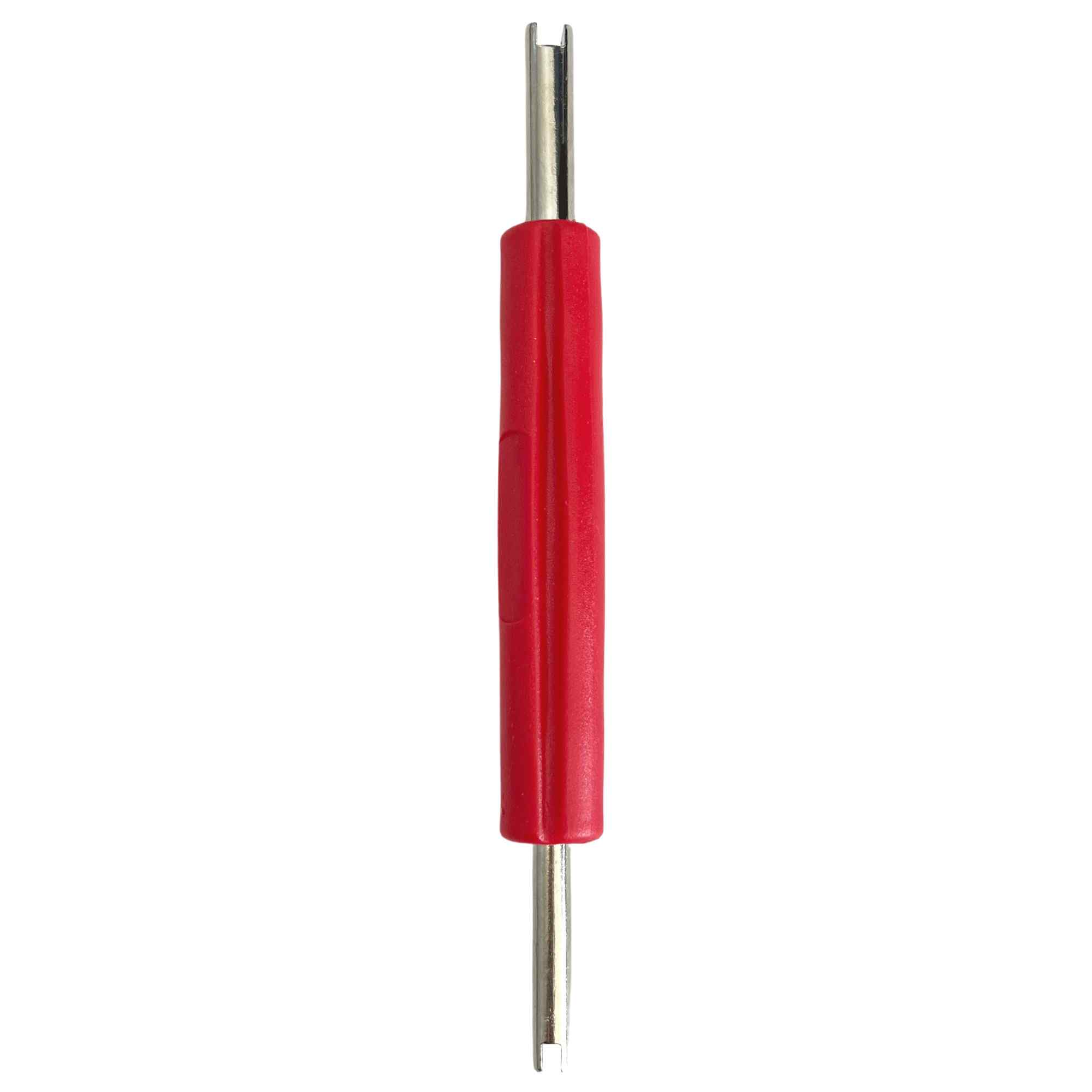 Herramientas de Extraccion doble de Vastago de Valvula de Neumatico rojo