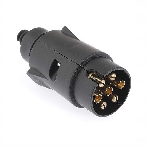 Enchufe de Remolque de 7 Pines 12V Negro - imagen 1