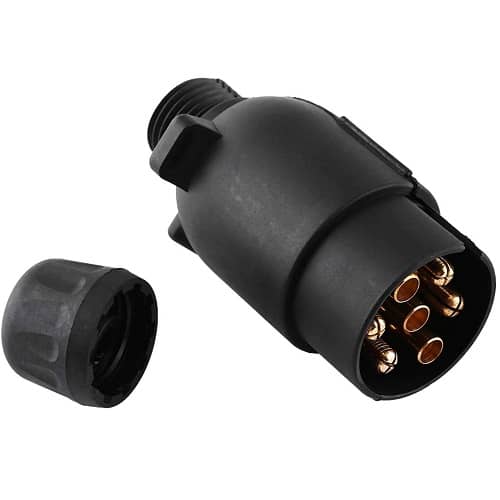 Enchufe de Remolque de 7 Pines 12V Negro - imagen 4