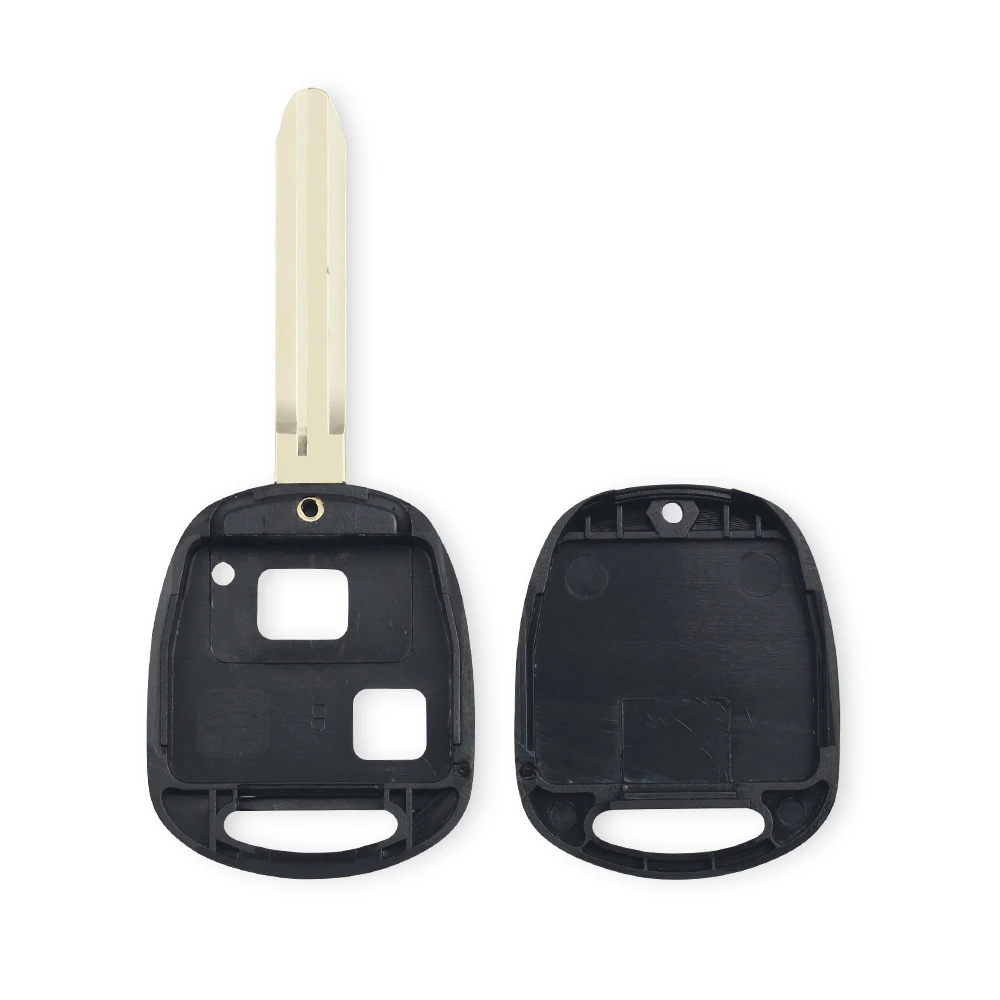 Carcasa mando llave de coche 2 botones compatible con Toyota negro - imagen 3