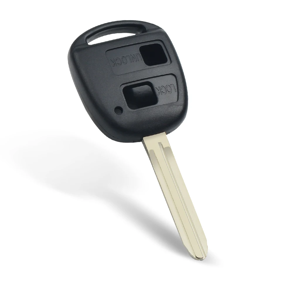 Carcasa mando llave de coche 2 botones compatible con Toyota negro - imagen 4