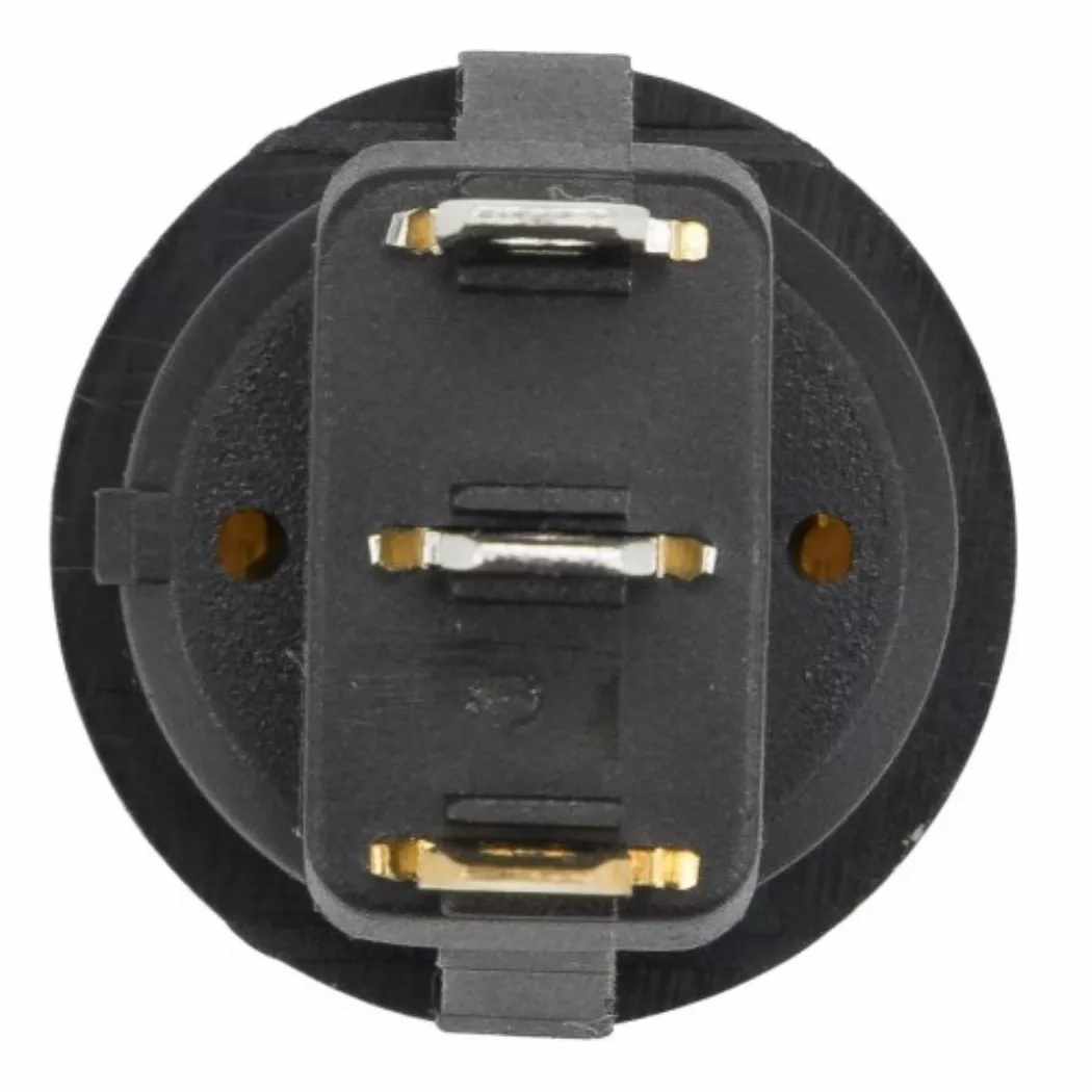 Interruptor redondo basculante de 3 vias ON/OFF 6A Rojo - imagen 6