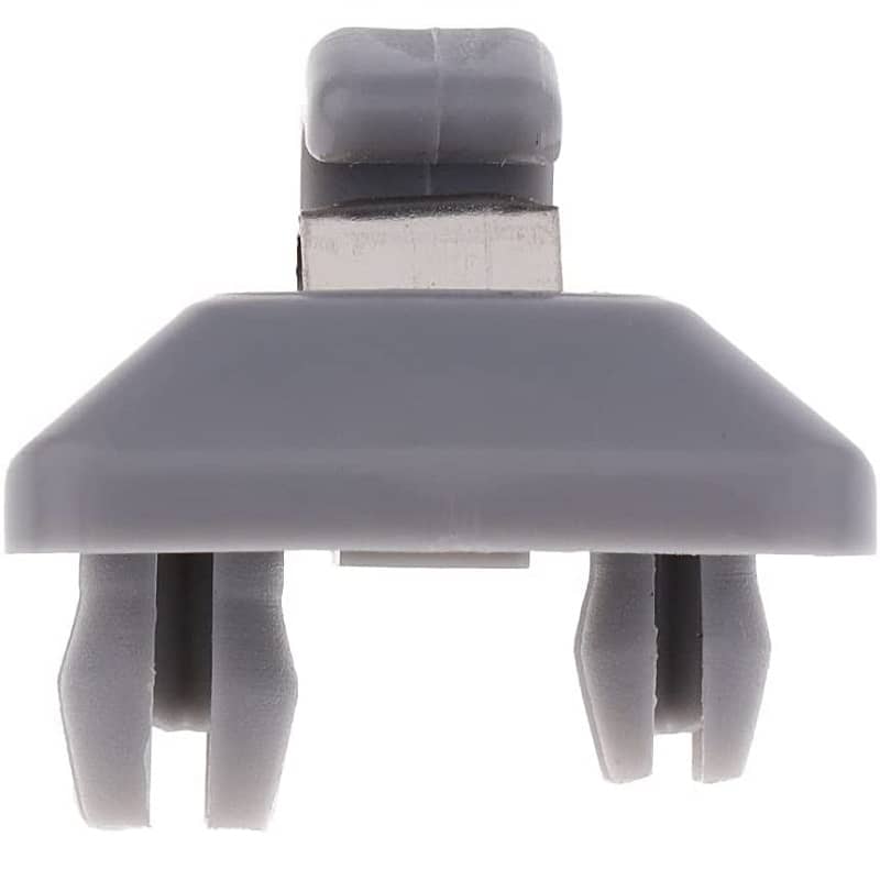 Soporte de gancho con clip para visera interior coche compatible con Audi Gris - imagen 2