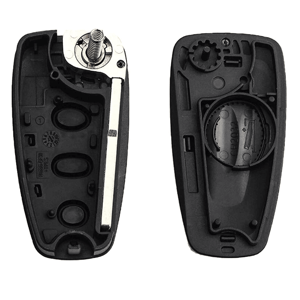 Carcasa mando llave del coche 3 botones compatible con Ford negro - imagen 3