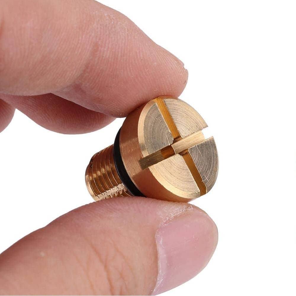 Tornillo purgador de aire refrigerante drenaje tanque de expansion del radiador y junta torica de goma - imagen 3