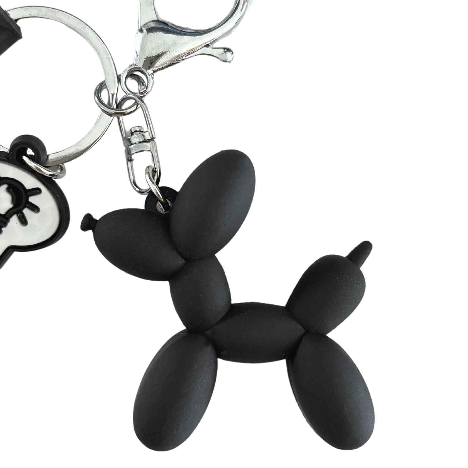 Llavero perro con colgante negro - imagen 3