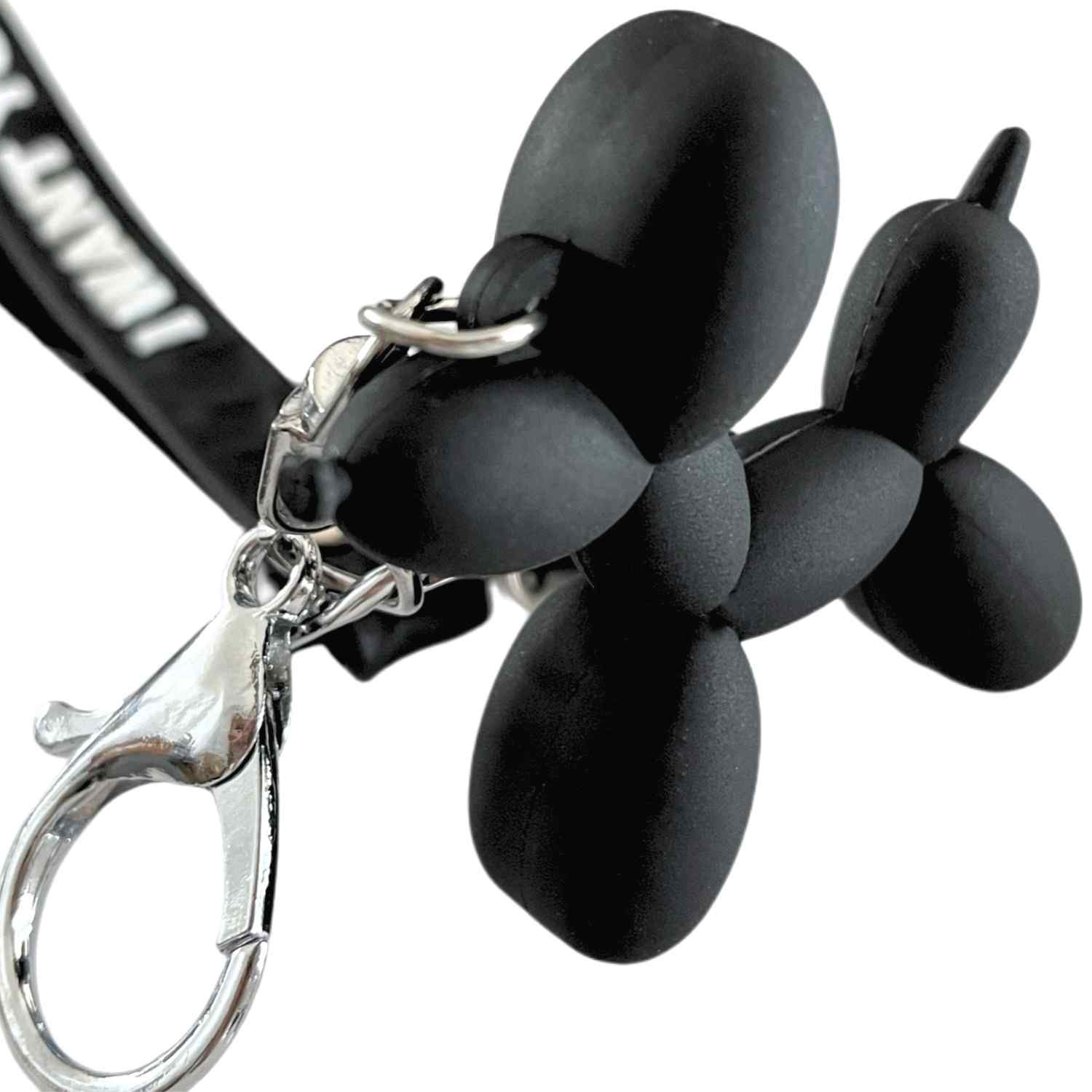 Llavero perro con colgante negro - imagen 4