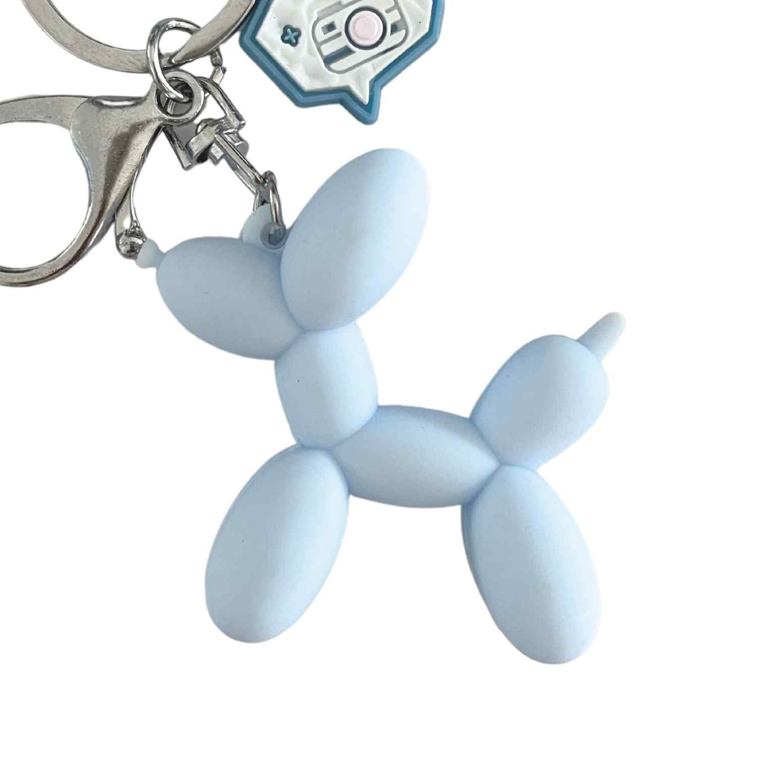 Llavero perro con colgante azul - imagen 3