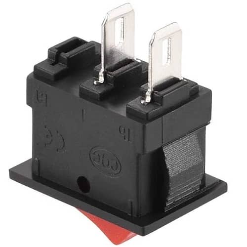 Interruptor universal 2 pin on-off 10A rojo - imagen 2