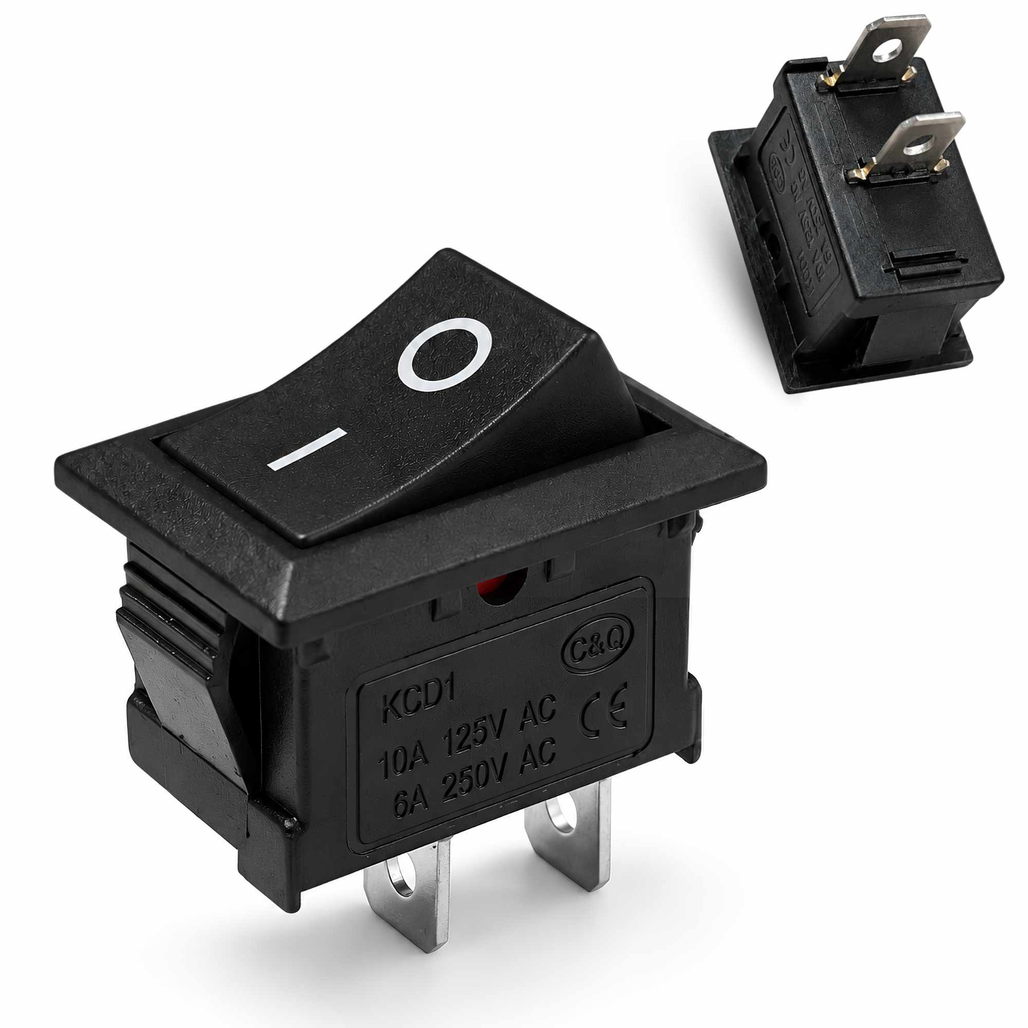 Interruptor universal 2 pin on-off 6A 250VAC - 10A 125VAC