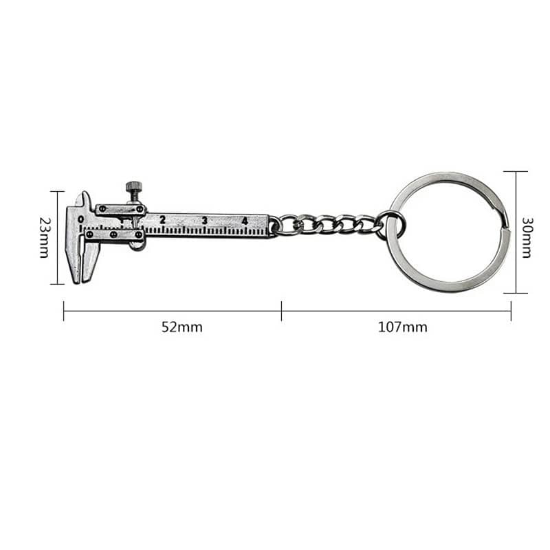 Llavero calibre mini metalico - imagen 4