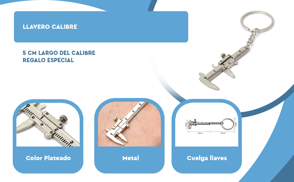 Banner - Llavero calibre mini metalico